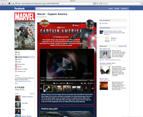 captainamerica facebook