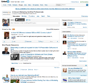 LinkedIn Inbound Marketing Groups