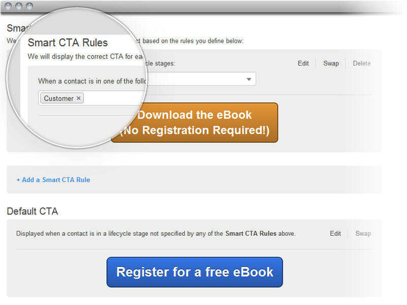 HubSpot 3 Smart CTA