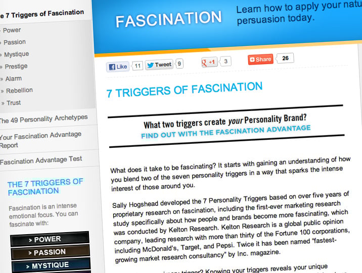 how to fascinate