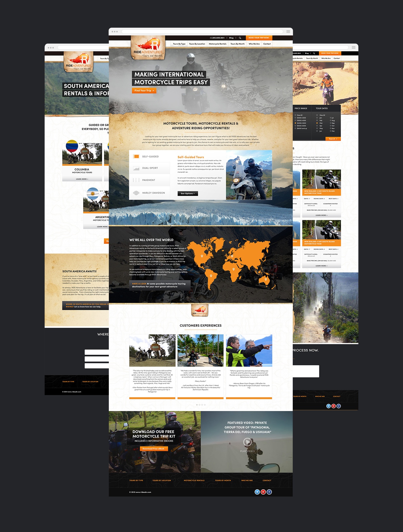 Ride Adventures Custom Web Design in HubSpot CMS