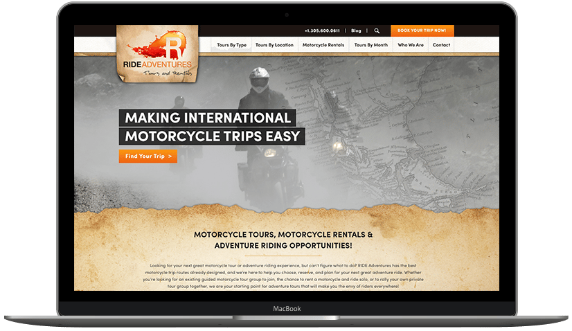 Ride Adventures Custom Web Design in HubSpot CMS