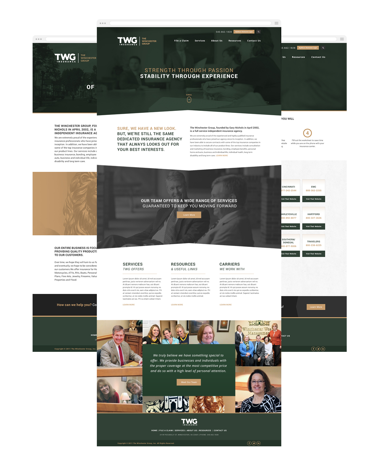 The Winchester Group Branding and  Design on HubSpot CMS
