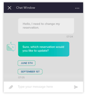 Hospitality -chatbot-example