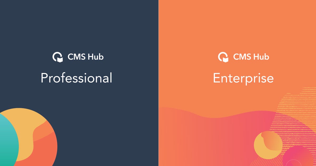 HubSpot CMS Hub Pro vs Enterprise
