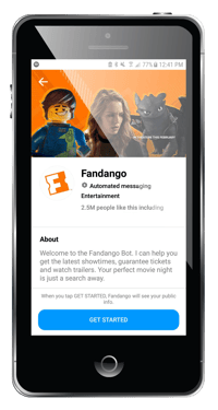 fandango chatbot example