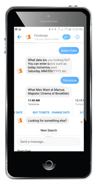 fandango chatbot example