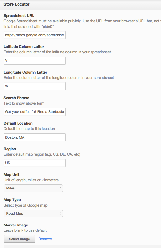 Locator Preview