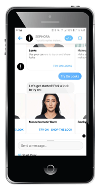 sephora chatbot example