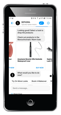 sephora chatbot example