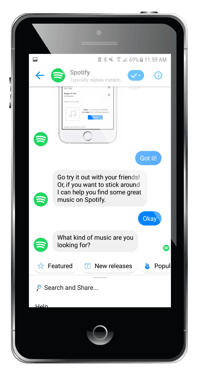spotify chatbot example