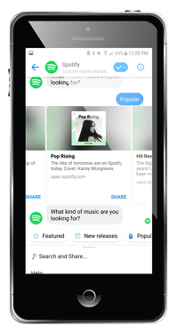 spotify chatbot example