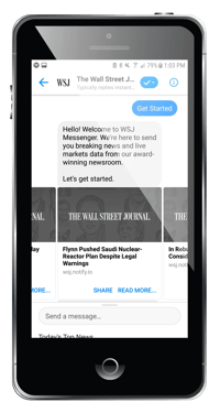 the wall street journal chatbot example