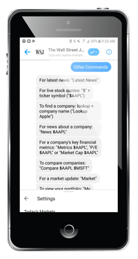 the wall street journal chatbot example