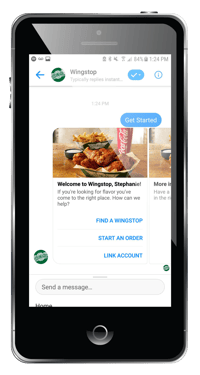 wingstop chatbot example