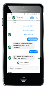 wingstop chatbot example