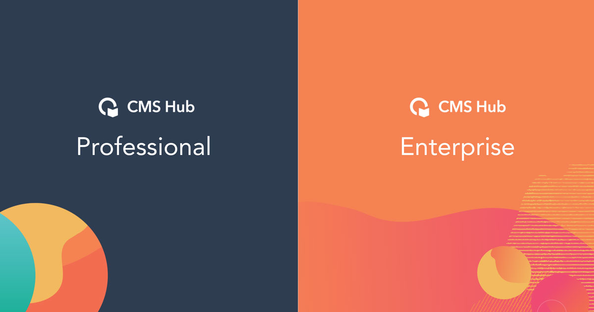 HubSpot CMS Hub Professional vs Enterprise Features and Pricing Comparison (2024)