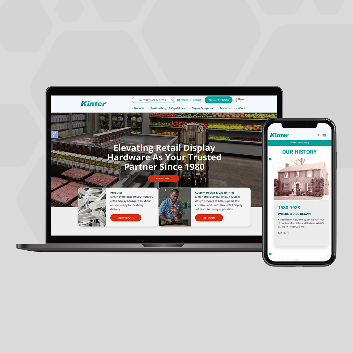 kinter-website-design